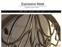 Tablet Screenshot of expressivemetal.com